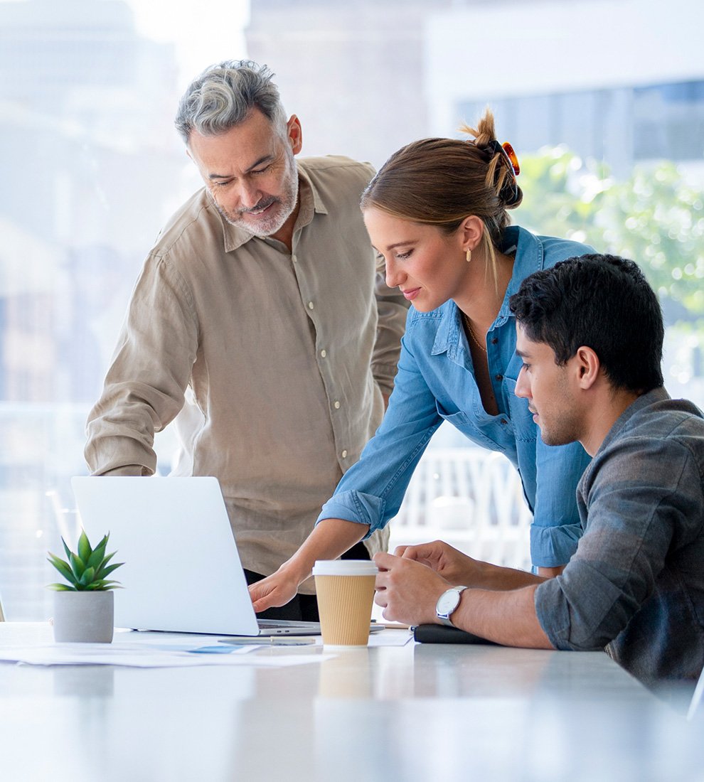 three-employees-discussing