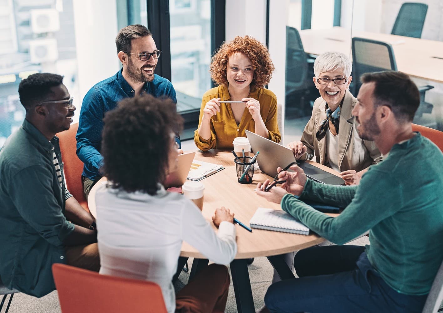 people around a table