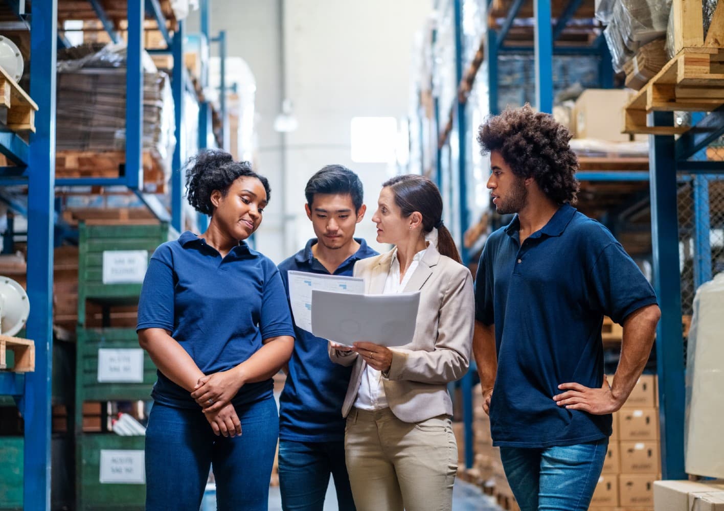 warehouse employees