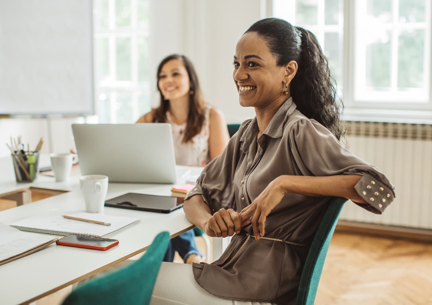 women sitting